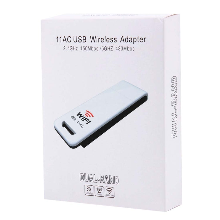 2.4GHz / 5GHz Dual-Band Support 802.11ac USB WiFi Wireless Adapter 2.4GHz / 5GHz Dual-Band Support 802.11ac USB WiFi Wireless Adapter